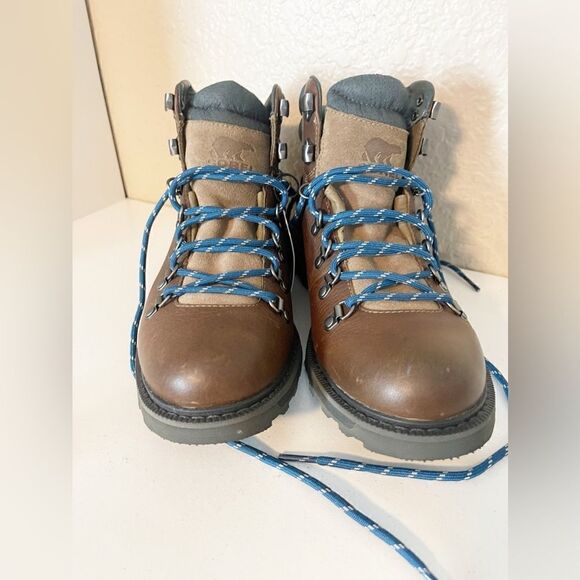 SOREL Madison hiking camp boots waterproof leather boots. NWT M 7.5/W9.5 main image 8